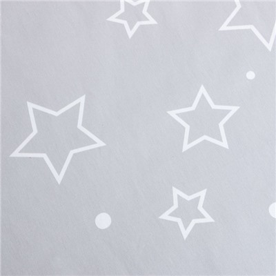 Покрывало Этель Grey star, 150*215 см, 100% хлопок