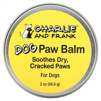 Charlie and Frank, Dog Paw Balm, 2 oz (56.6 g)