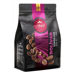 Anisah Coffee Bolivar Koyu Kavrulmuş (DARK ROAST) Espresso Blend Çekirdek Kahve 1000g | Dolgun Gövde-dengeli Tat