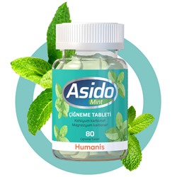 Asido Mint Magnezyum ve Kalsiyum 80 Tablet
