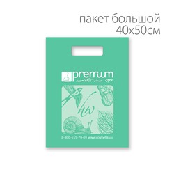 Пакет Premium зеленый большой