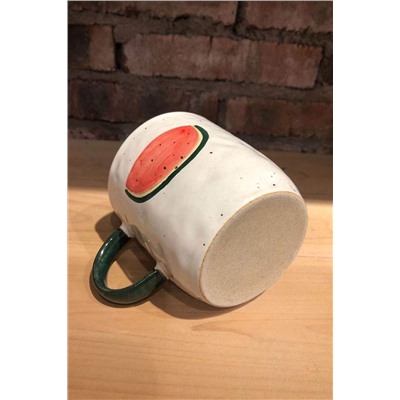 Чашка 400 мл керамическая термостойкая кружка глазурованная чашка с рисунком "Летняя сказка" Nothing Shop #302857
