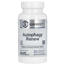 Life Extension, GeroProtect, Autophagy Renew, 30 вегетарианских капсул