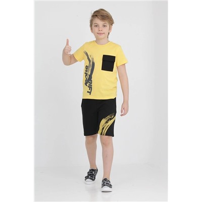 Комплект желтых шорт для мальчика LupiaKids Show Drift LP-24SUM-008