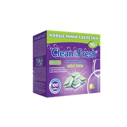 Таблетки для ПММ "Clean&Fresh" Allin1 mini tabs, 100 штук