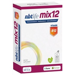 Nbt Life Mix12 B12 Расщепляющиеся 30 капсул 1778