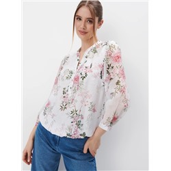 Bluse mit Blumenprint