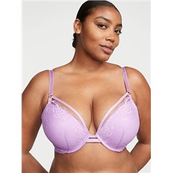 Strappy Fishnet Lace Push-Up Bra in Strappy
