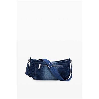 Denim shoulder bag