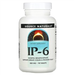 Source Naturals, IP-6, 800 мг, 90 таблеток