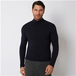 Maglia Modal e Cashmere uomo a collo alto - Basic Cashmere