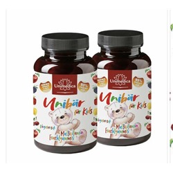 Витамины для детей Unibär мультивитамины - фруктовые жевательные