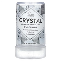 CRYSTAL, минеральный дезодорант-карандаш, без запаха, 40 г (1,5 унции)