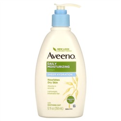 Aveeno, Active Naturals, ежедневный увлажняющий лосьон для тела, без отдушки, 12 жидк. унц. (350 мл)