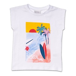 Camiseta Hello Playa - algodón - blanco