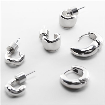 Set orecchini anelli Tessa - color argento
