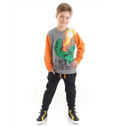 MSHB&G Комплект брюк и футболки для мальчика с изображением динозавра T-rex