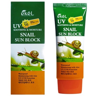 Солнцезащитные крема для лица и тела Ekel Sun Block SPF 50/PA+++