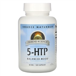Source Naturals, 5-HTP, 50 мг, 120 капсул
