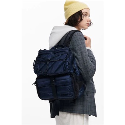 Padded multi-pocket backpack