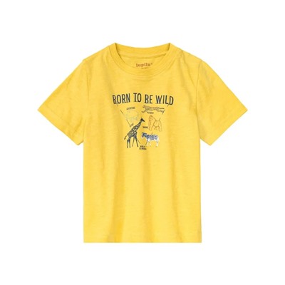 lupilu® Kleinkinder Jungen T-Shirts, 2 Stück, mit Rundhalsausschnitt