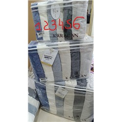 Комплект полотенец *Karaca Home*   3шт  70*140, 50*90 ,30*50  один цвет  сбор упаковки 6 комплектов  разного цвета