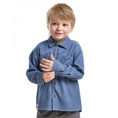 Рубашка (98-122см) UD 8000-1(2) серо-синий