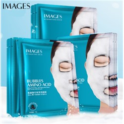 УЦЕНКА! Images , Очищающая кислородная маска для лица с аминокислотой, Bubbles Amino Asid,25 гр.