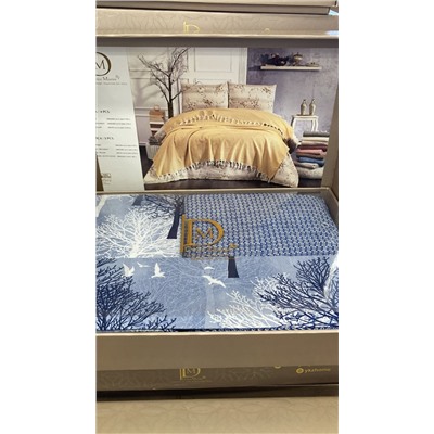 Двуспальный Комплект Постельного Белья с Покрывалом