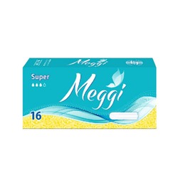 Тампоны гигиенические  "Meggi" Normal 16шт (Болгария)