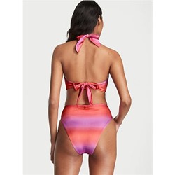 Twist High-Waist Cheeky Bikini Bottom