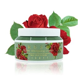 (Китай) Крем для лица для поддержания энергии кожи с экстрактом розы Jigott Rose Flower Energizing Cream, 100мл