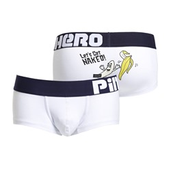 Мужские укороченные боксеры Pink Hero белые Get Naked PH1276-3