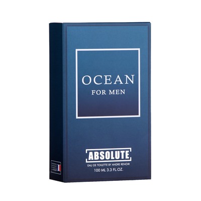 Туалетная вода мужская Absolute Ocean (по мотивам Aqua Pour Homme), 100 мл