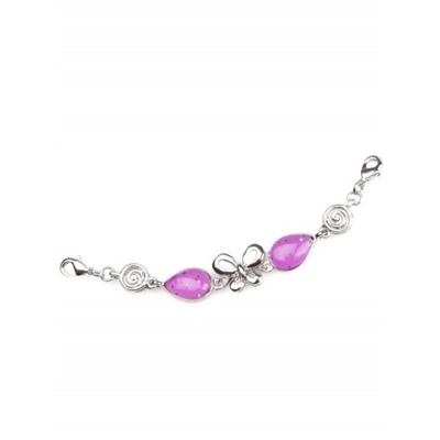 Браслет ELEGANZZA BRSN-026 silver/pink rhodium