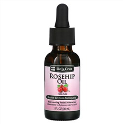 De La Cruz, Rosehip Oil, Rejuvenating Facial Moisturizer, 1 fl oz (30 ml)