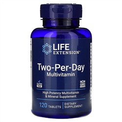 Life Extension, мультивитамины для приема дважды в день, версия 2, 120 таблеток