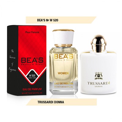 Женские духи   Парфюм Beas Trussardi Donna 50 ml for women арт. W 520