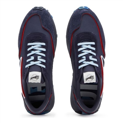 Sneakers - cuero - azul marino y blanco