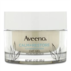 Aveeno, Calm + Restore, увлажняющий гель-крем с овсом, без отдушек, 48 г (1,7 унции)