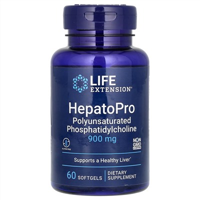Life Extension, HepatoPro, 900 мг, 60 мягких таблеток