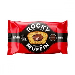 Маффин без сахара «Творожный» с начинкой «Молочный шоколад» Rocky Muffin