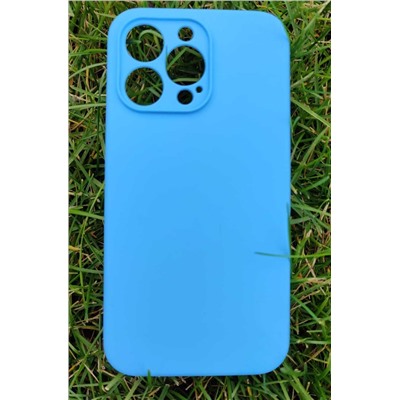Чехол Silicone Cese на iPhone 13 Pro (Blue) без логотипа