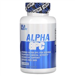 EVLution Nutrition, Alpha GPC, 150 мг, 60 растительных капсул