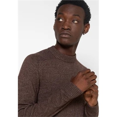 Selected Homme - вязаный свитер - коричневый