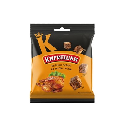 «Кириешки», сухарики со вкусом курицы, 40 г