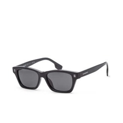 Burberry Men's Black Rectangular Sunglasses, Burberry