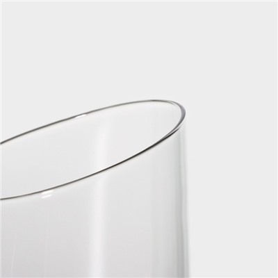 Набор бокалов из стекла для шампанского Magistro «Иллюзия», 180 мл, 5,5×27,5 см, 6 шт