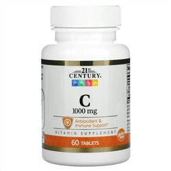 21st Century, Vitamin C, 1,000 mg, 60 Tablets