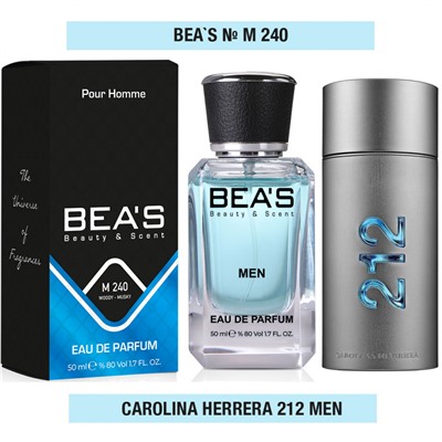 Мужская парфюмерия   Парфюм Beas Carolina Herrera "212" for men 50 ml арт. M 240